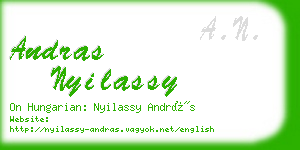 andras nyilassy business card